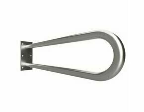 Madlo podpěrné ve tvaru U Bemeta Help 750 mm bez krytky nerez matný