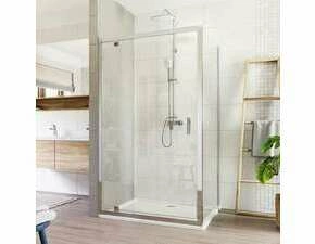 Dveře sprchové + boční stěna Mereo Lima CK87943K 1 000×900 mm chrom/čiré sklo