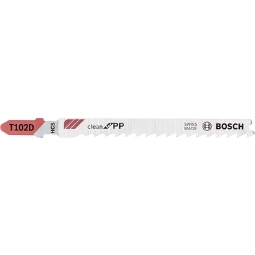 Plátek pilový Bosch T 102 D Clean for PP 3 ks