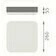 Svítidlo LED Ledvance Surface Slim SQ 26 W