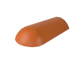 Hřebenáč koncový Bramac Protector s vrutem cihlově červená