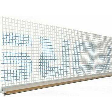 Profil začišťovací Retek PVC 6 mm s tkaninou a lamelou 2,4 m bílý