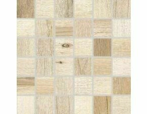 Mozaika Rako Saloon 5×5 cm (set 30×30 cm) světle hnědá DDM06747