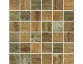 Mozaika Rako Rush 5×5 cm (set 30×30 cm) měděná WDM05519