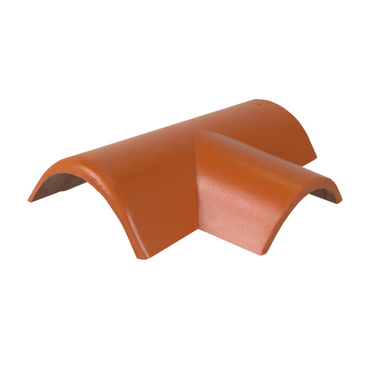 Hřebenáč rozdělovací pravý T250 Bramac Protector Plus s příchytkou cihlově červená