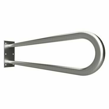 Madlo podpěrné ve tvaru U Bemeta Help 813 mm bez krytky nerez matný