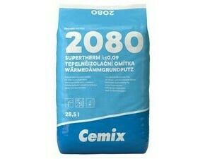 Omítka tepelněizolační jádrová Cemix 2080 SUPERTHERM 0,09 28,5 l