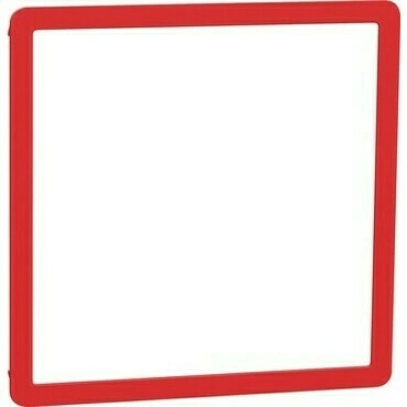 Rámeček dekorativní Schneider Electric Unica Nová Studio Outline jednonásobný red