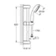 Set sprchový Grohe Vitalio Go 100 1 proud chrom 26196000