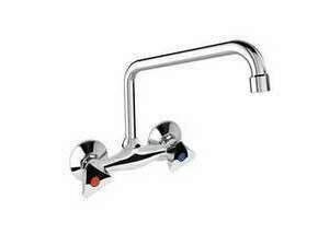 Baterie dřezová nástěnná Mereo Kasia CBS301A04 100 mm chrom ramínko U 230 mm