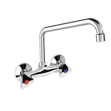 Baterie dřezová nástěnná Mereo Kasia CBS301A04 100 mm chrom ramínko U 230 mm