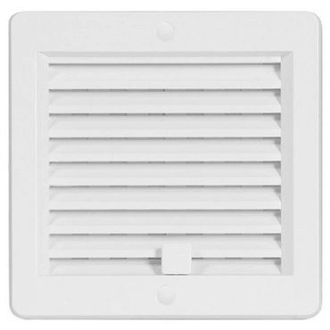 Mřížka větrací uzavíratelná HACO VM U 150×150 mm bílá