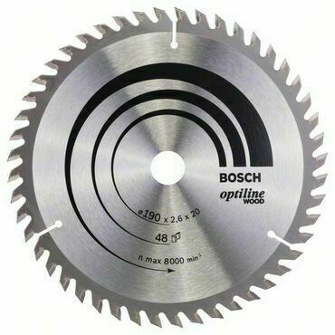 Kotouč pilový Bosch Optiline Wood 190×20/16×2,6 mm 48 z.