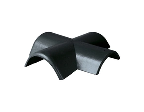 Hřebenáč rozdělovací X Bramac Star se dvěma příchytkami ebenově černá