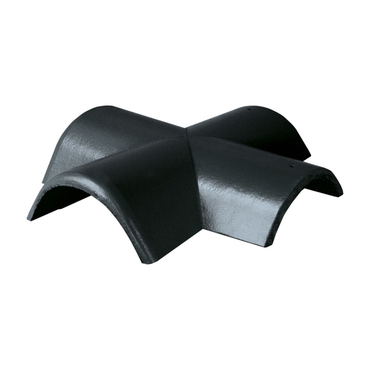 Hřebenáč rozdělovací X Bramac Star se dvěma příchytkami ebenově černá