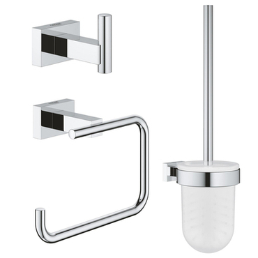Sada doplňků 3 v 1 Grohe Essentials Cube pro toaletu