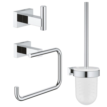 Sada doplňků 3 v 1 Grohe Essentials Cube pro toaletu