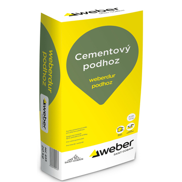 Postřik cementový weberdur podhoz 25 kg