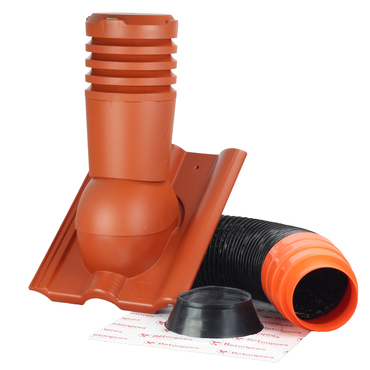 Komplet odvětrací Betonpres DN150 cihlová