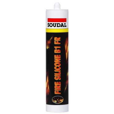Tmel protipožární Soudal FIRE SILICONE B1 FR 300 ml