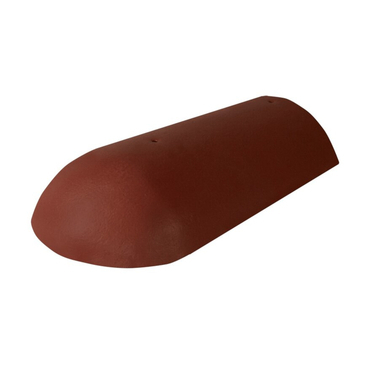 Hřebenáč koncový Bramac Novo s vrutem červenohnědá