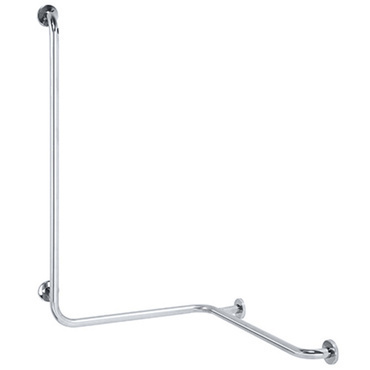 Madlo do sprchy Bemeta Help se svislou opěrou levé s krytkou nerez lesklý