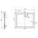 Vanička sprchová Aqualine Tecmi 1 000×800 mm litý mramor