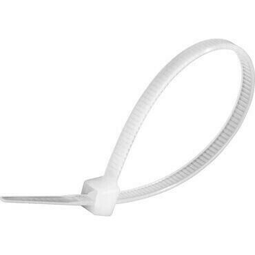 Páska vázací DEK 450×7,6 mm bílá 100 ks