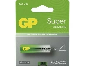 Baterie GP Super Alkaline AA 4 ks