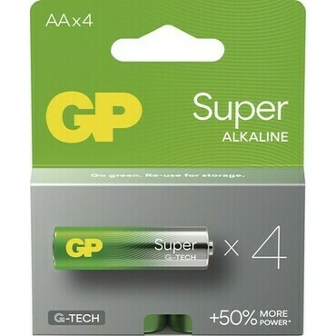 Baterie GP Super Alkaline AA 4 ks