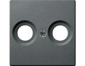 Kryt zásuvka anténní TV(R)/SAT Schneider Electric Merten antracit