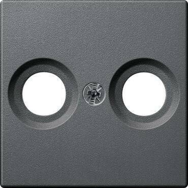 Kryt zásuvka anténní TV(R)/SAT Schneider Electric Merten antracit