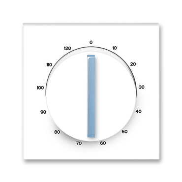 Kryt ovládač časovací otočný ABB Neo bílá, ledová modrá