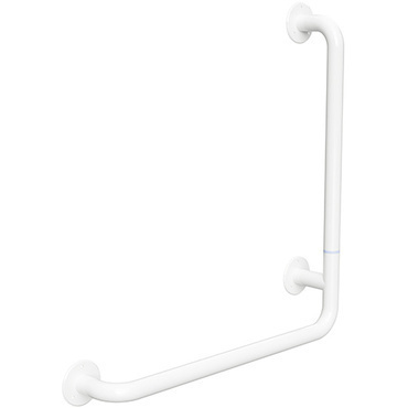 Držadlo nástěnné opěrné Bemeta Help 680 mm pravé bez krytky, skládané bílé