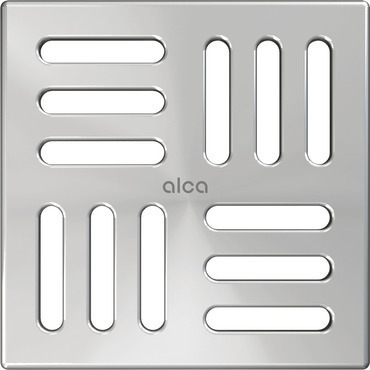 Mřížka designová Alca MPV004 102×102 mm nerez