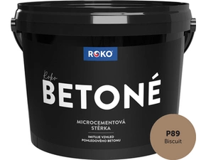 Stěrka dekorativní Roko Betoné P89 Biscuit 14 kg