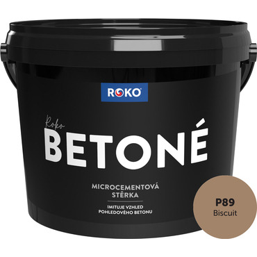 Stěrka dekorativní Roko Betoné P89 Biscuit 14 kg