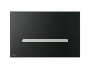 Tlačítko ovládací Alca RAY-GL1204 sklo-černá