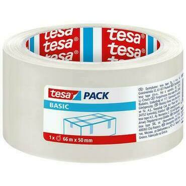 Páska balicí Tesa 58570 Pack Basic 50 mm/66 m čirá