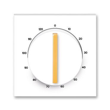 Kryt ovládač časovací otočný ABB Neo bílá, ledová oranžová