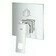 Díl nadomítkový Grohe Eurocube chrom s 3 směrným přepínačem 24094000