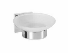 Mýdlenka skleněná Bemeta Quadra chrom