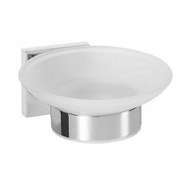 Mýdlenka skleněná Bemeta Quadra chrom