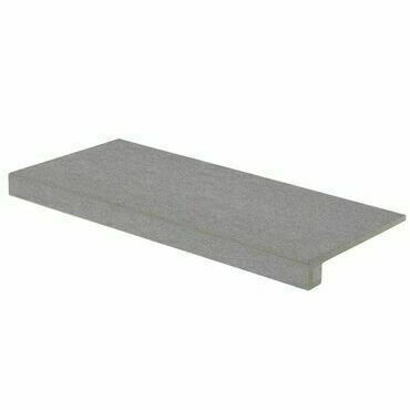 Tvarovka schodová Rako Block 40×80 cm tmavě šedá DCF84782