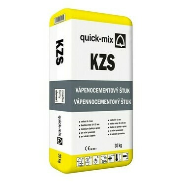 Štuk vápenocementový Sakret/Quick-mix KZS 30 kg