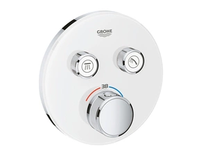 Baterie podomítková termostatická Grohe Grohtherm SmartControl 2-cestná měsíční bílá/chrom 29151LS0