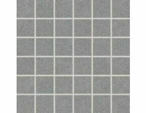 Mozaika Rako Block 5×5 cm (set 30×30 cm) tmavě šedá DDM06782