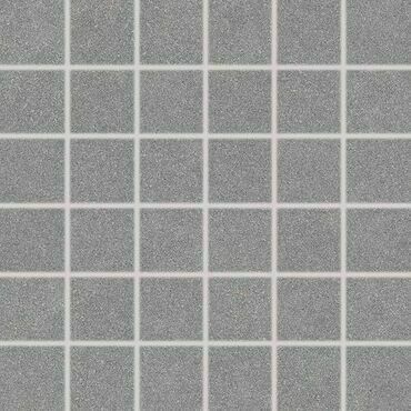 Mozaika Rako Block 5×5 cm (set 30×30 cm) tmavě šedá DDM06782