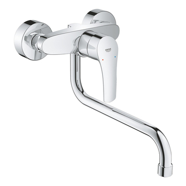 Baterie dřezová nástěnná Grohe Eurosmart 150 mm chrom 32224003
