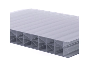 Deska polykarbonátová dutinková MULTICLEAR 16 5X SC 2UV grey 2100×7000 mm